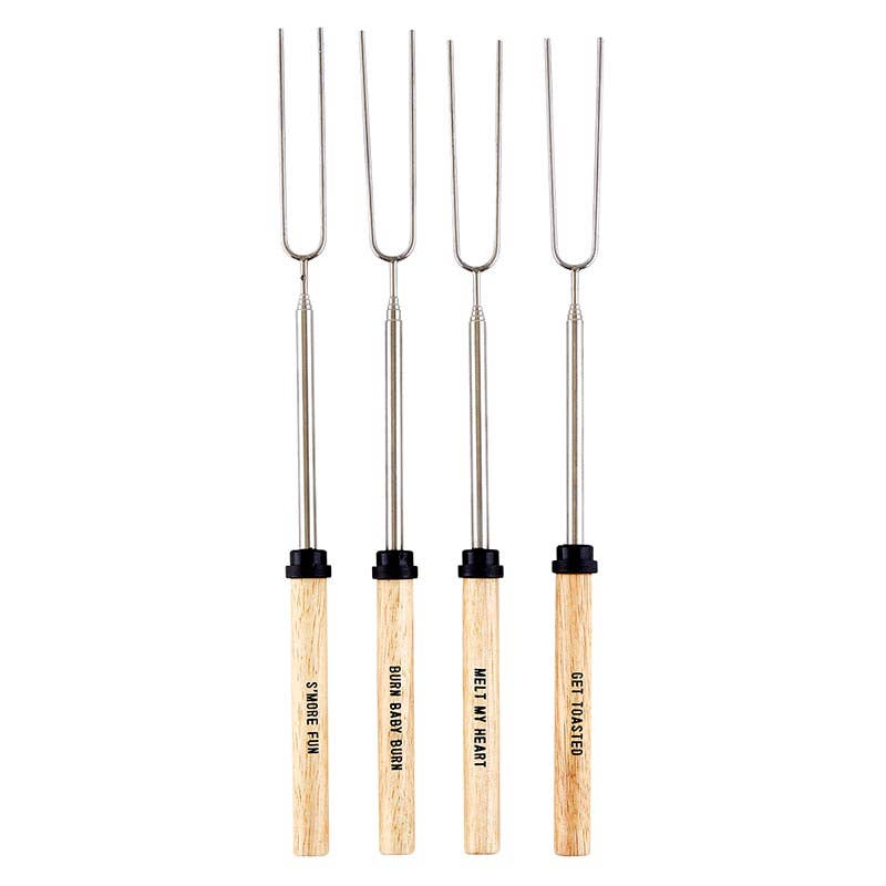 S'mores Roasting Sticks - Set of 4 - vibeboxshop
