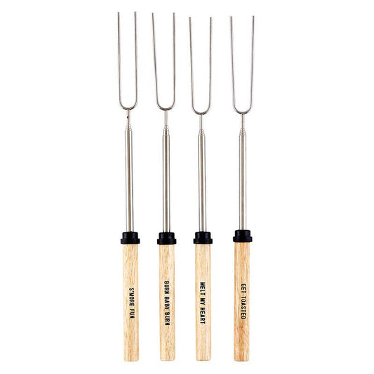 S'mores Roasting Sticks - Set of 4 - vibeboxshop