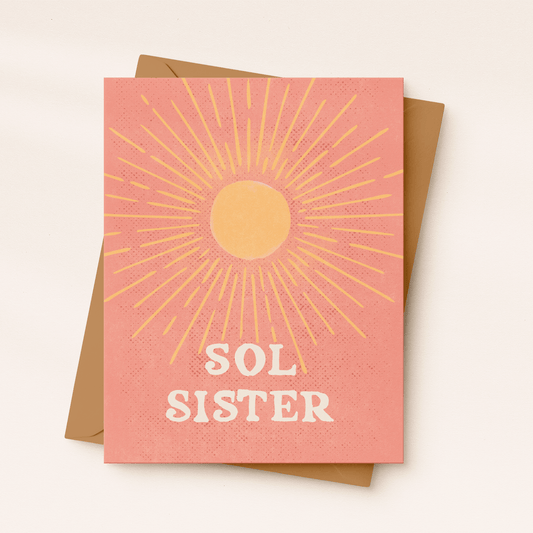 Sol Sister Greeting Card - vibeboxshop