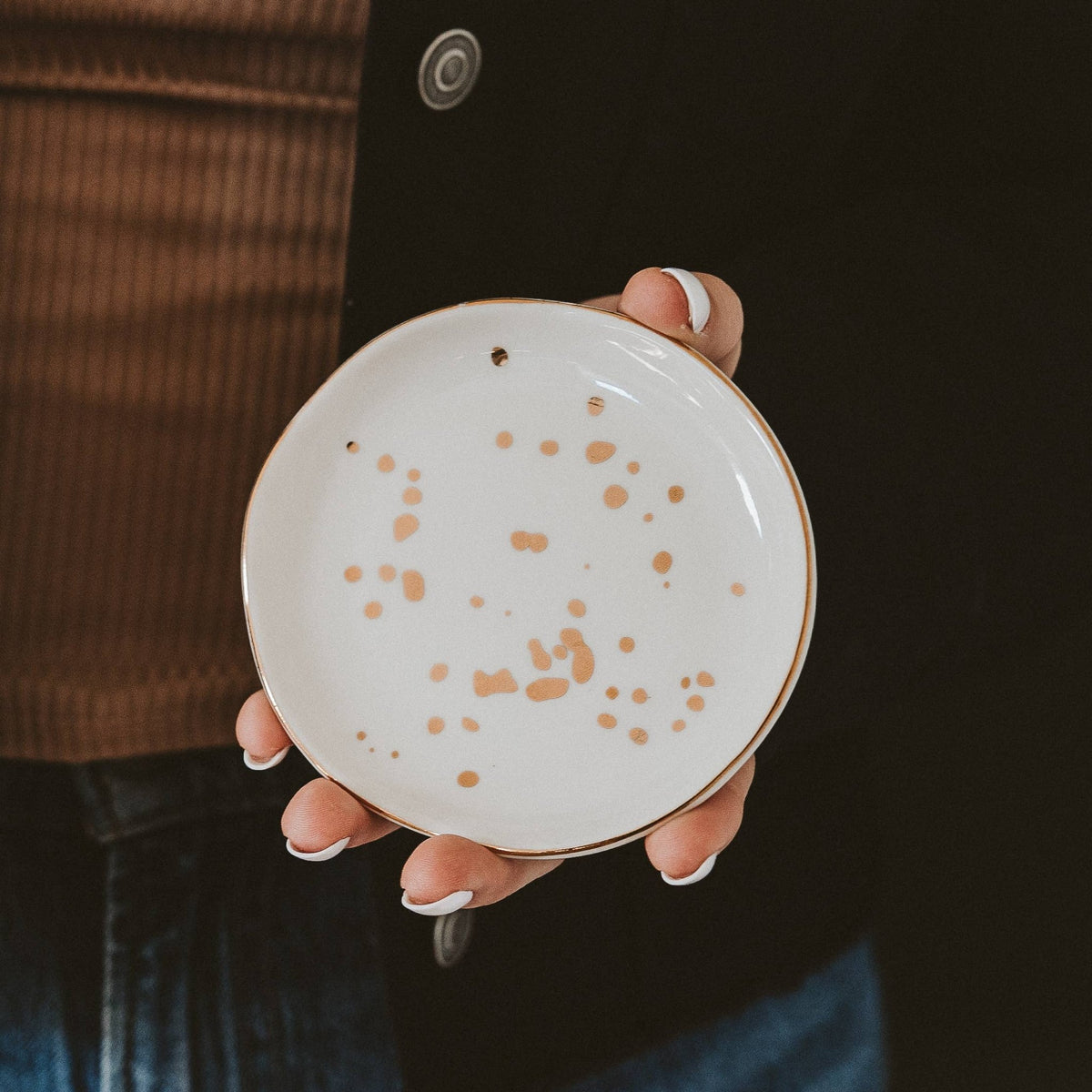 Speckled Jewelry Dish - vibeboxshop
