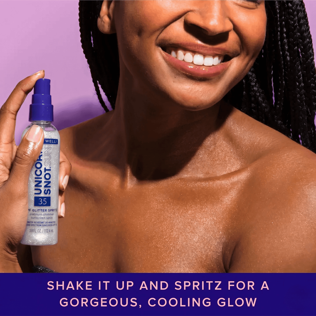 SPF 35 Glitter Spritz Spray - vibeboxshop