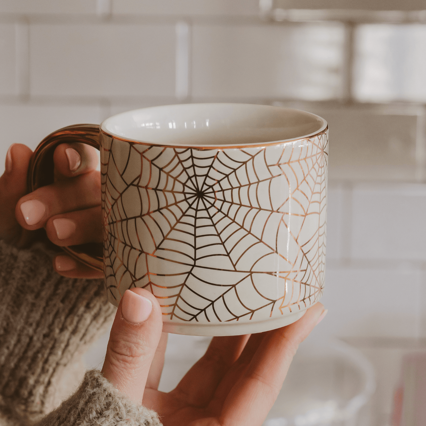 Spiderwebs Coffee Mug - vibeboxshop