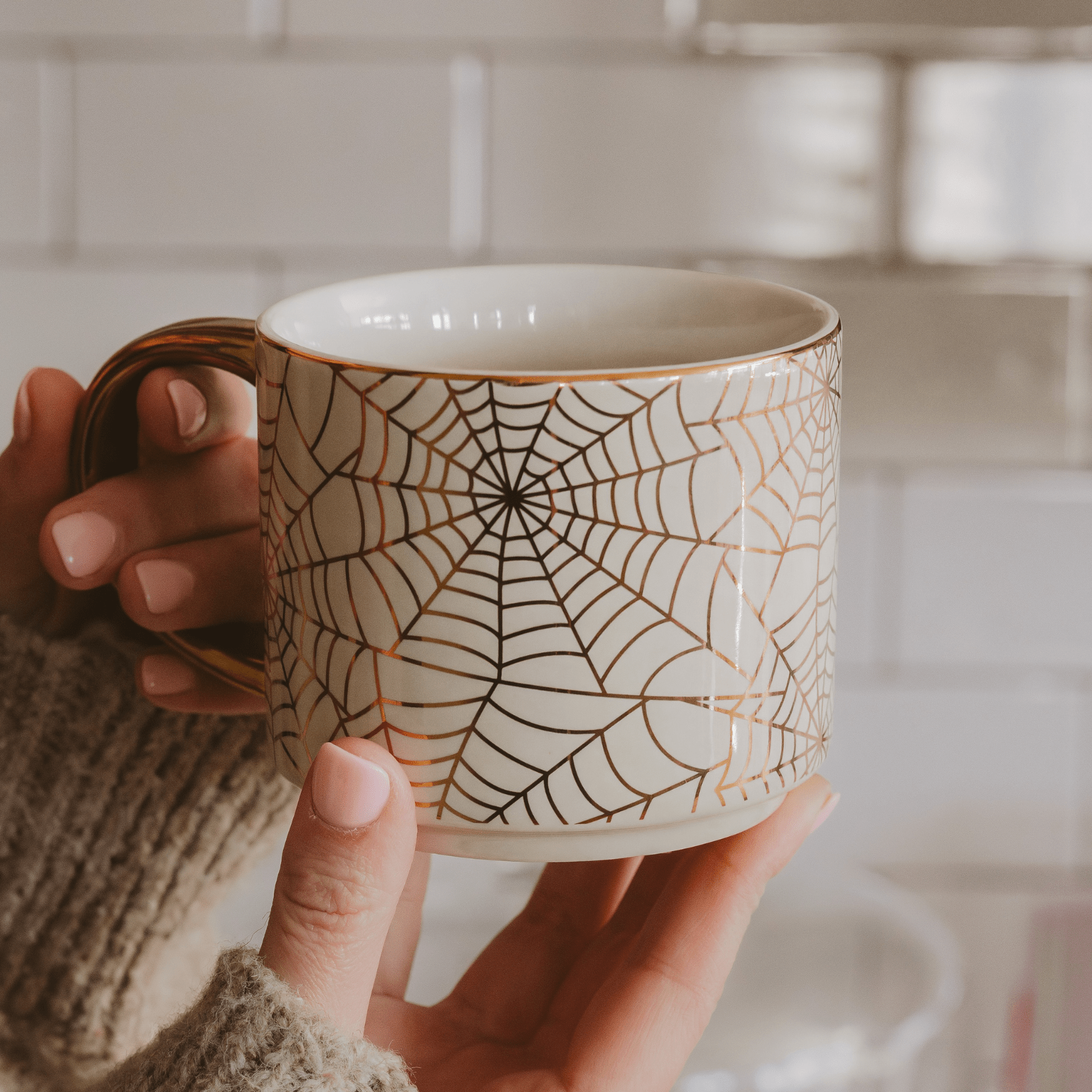 Spiderwebs Coffee Mug - vibeboxshop