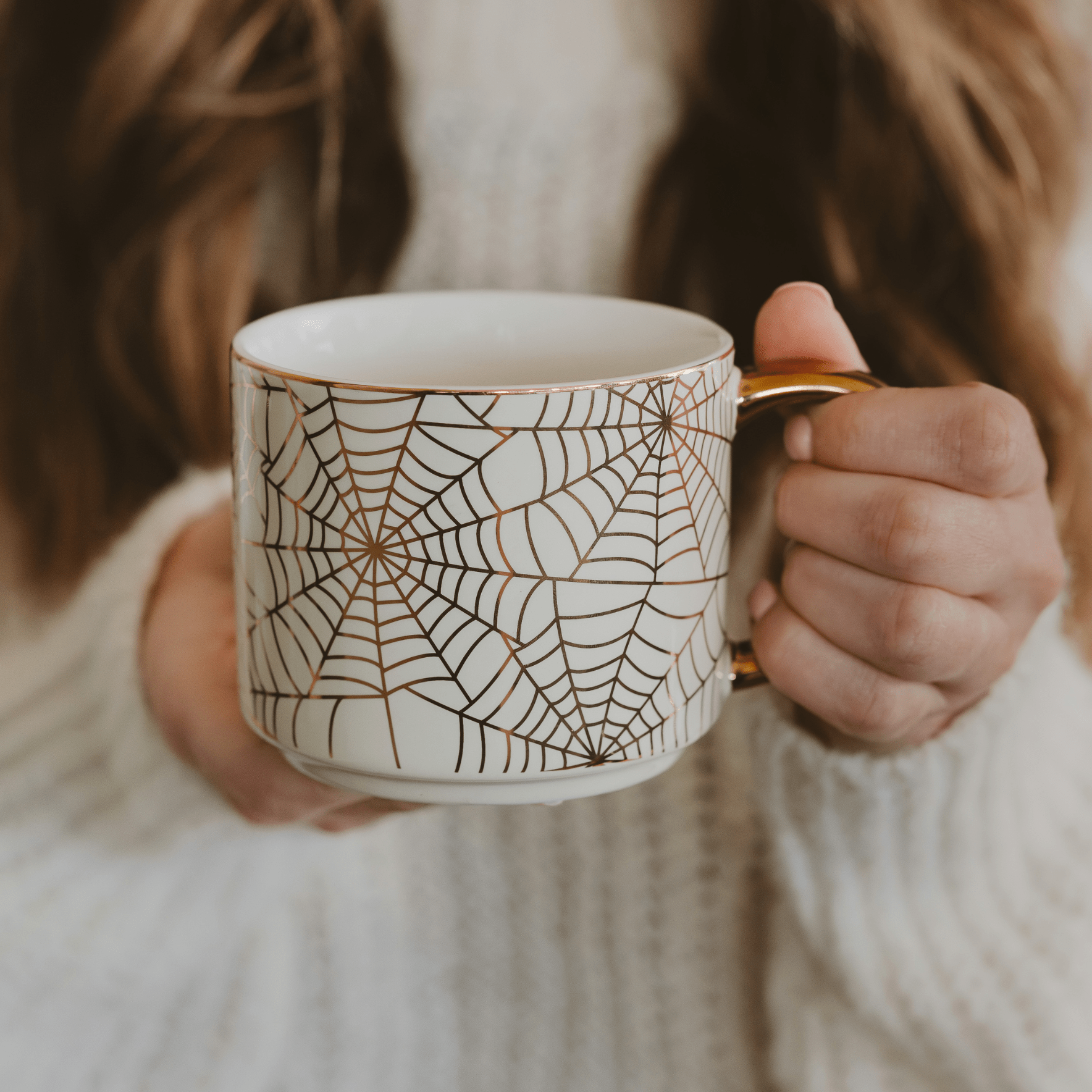 Spiderwebs Coffee Mug - vibeboxshop