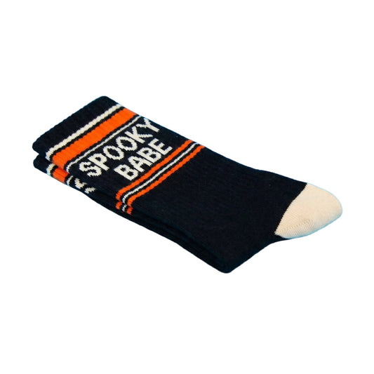 Spooky Babe Gym Crew Socks - vibeboxshop