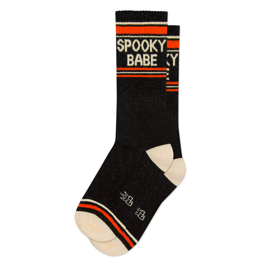 Spooky Babe Gym Crew Socks - vibeboxshop