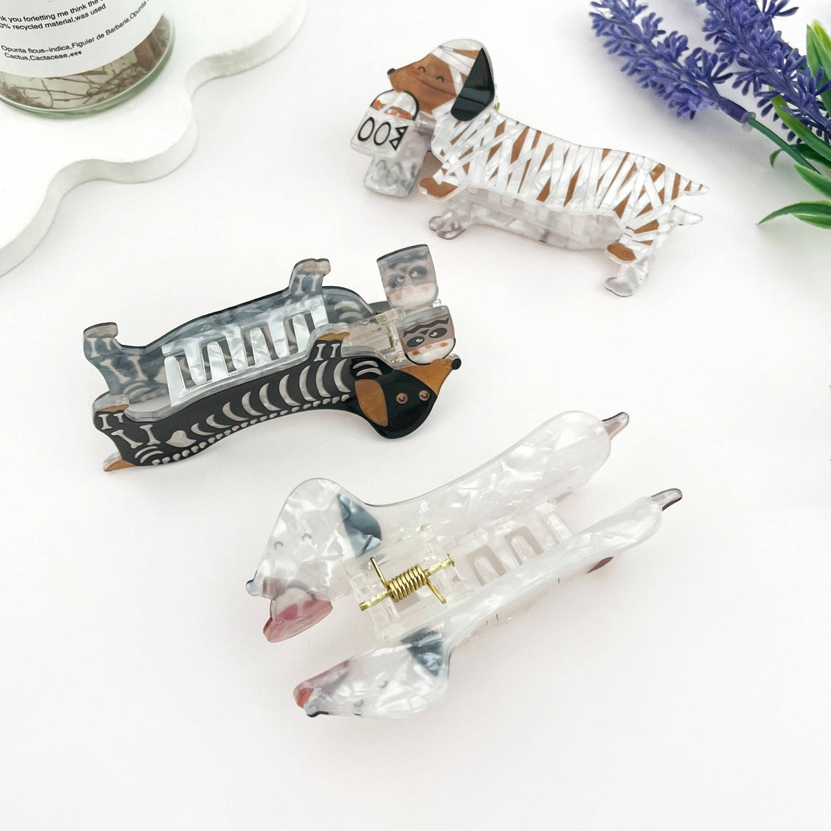 Spooky Puppies Claw Clips - vibeboxshop