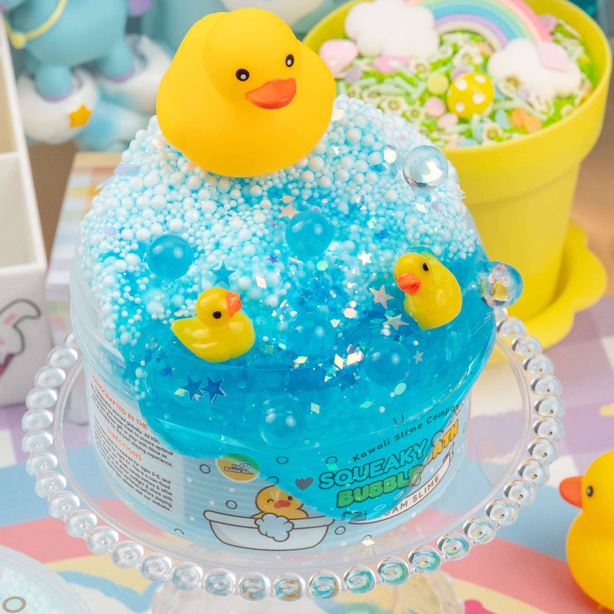 Squeaky Clean Bubble Bath Floam Slime - vibeboxshop