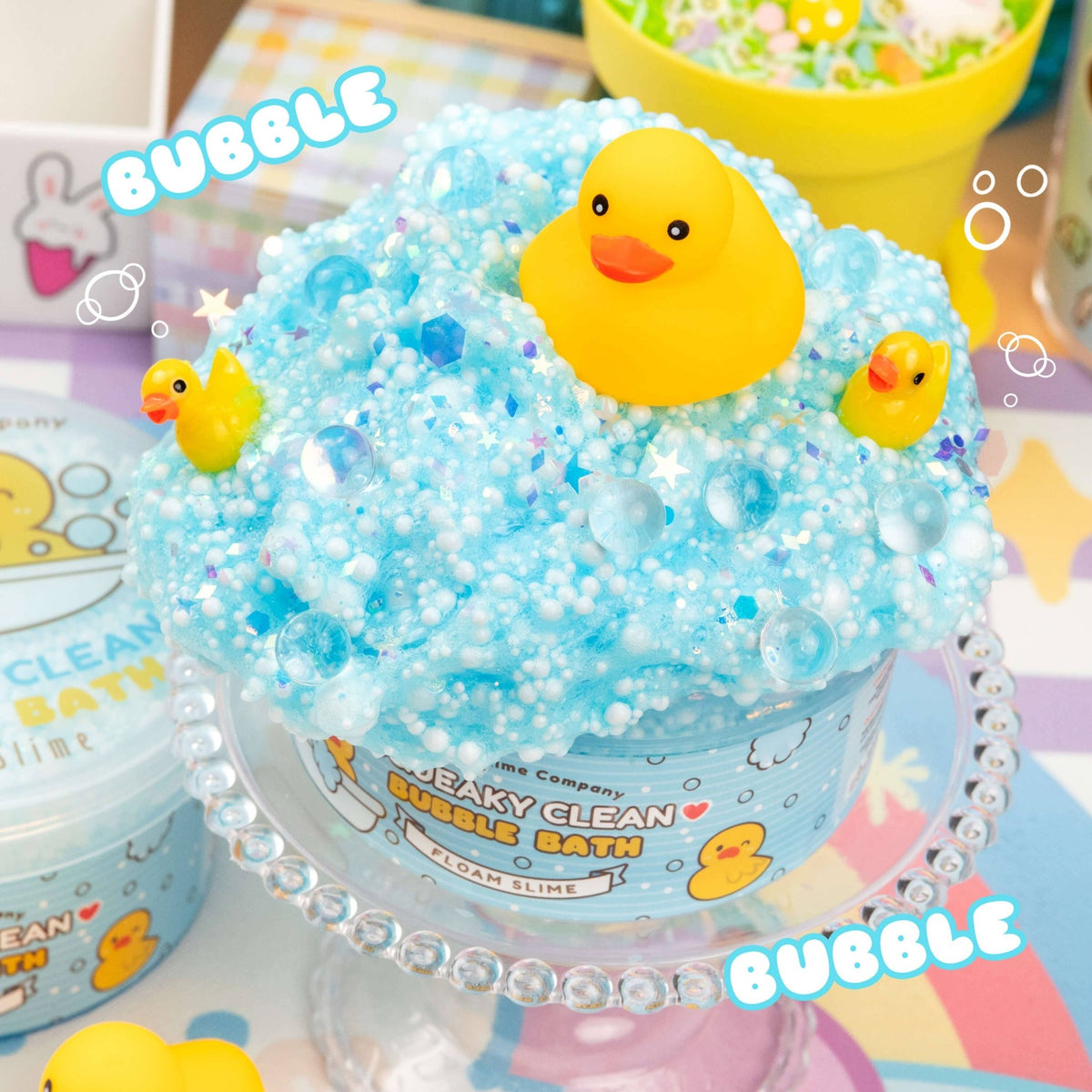 Squeaky Clean Bubble Bath Floam Slime - vibeboxshop