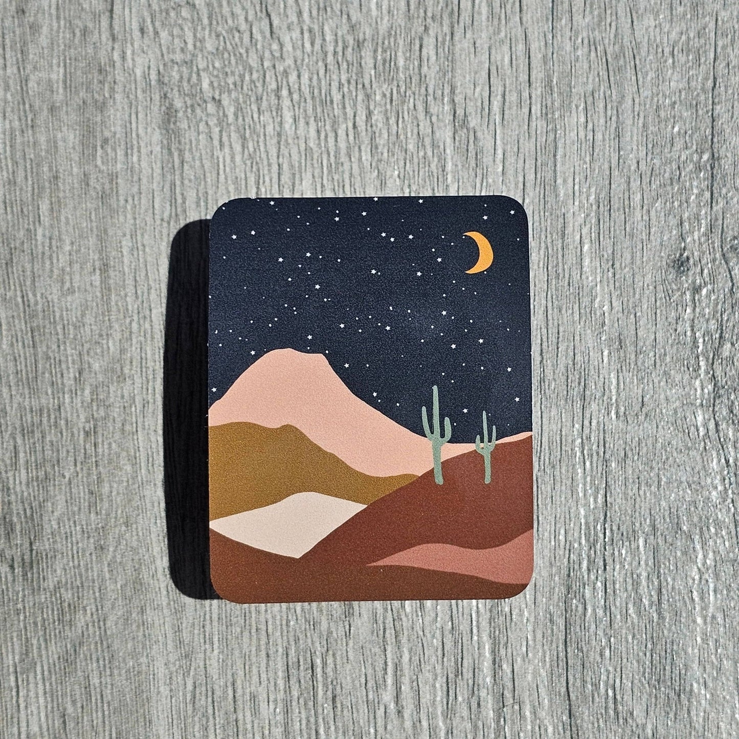 Starry Desert Night Sticker - vibeboxshop