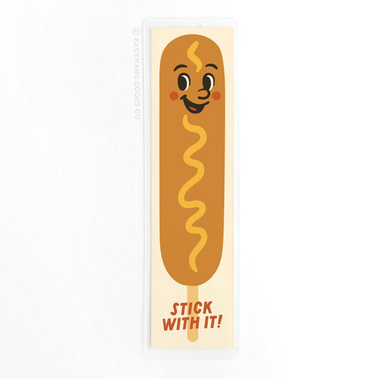 Stick With It Corn Dog Bookmark - vibeboxshop