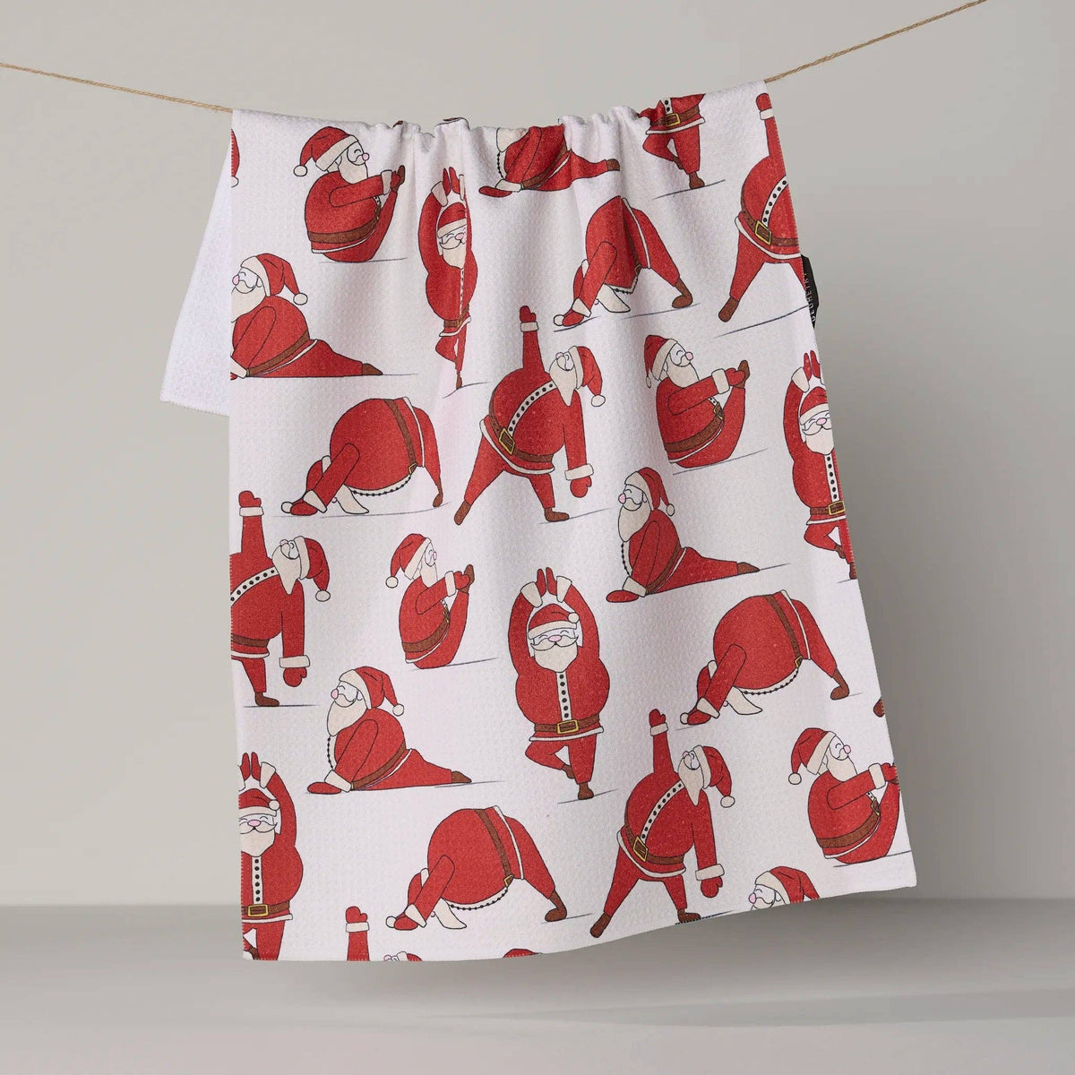 Stretchy Santy Tea Towel - vibeboxshop