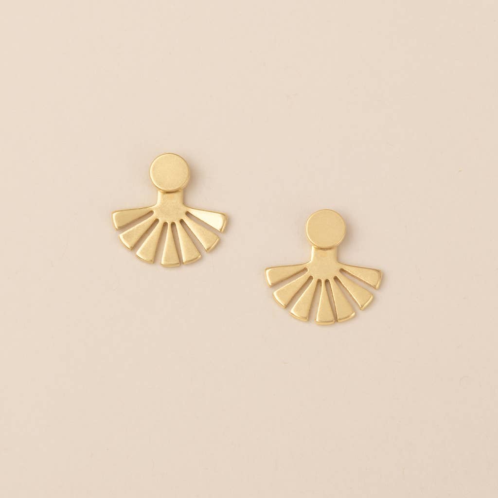 Sunburst Ear Jacket/Gold Vermeil - vibeboxshop