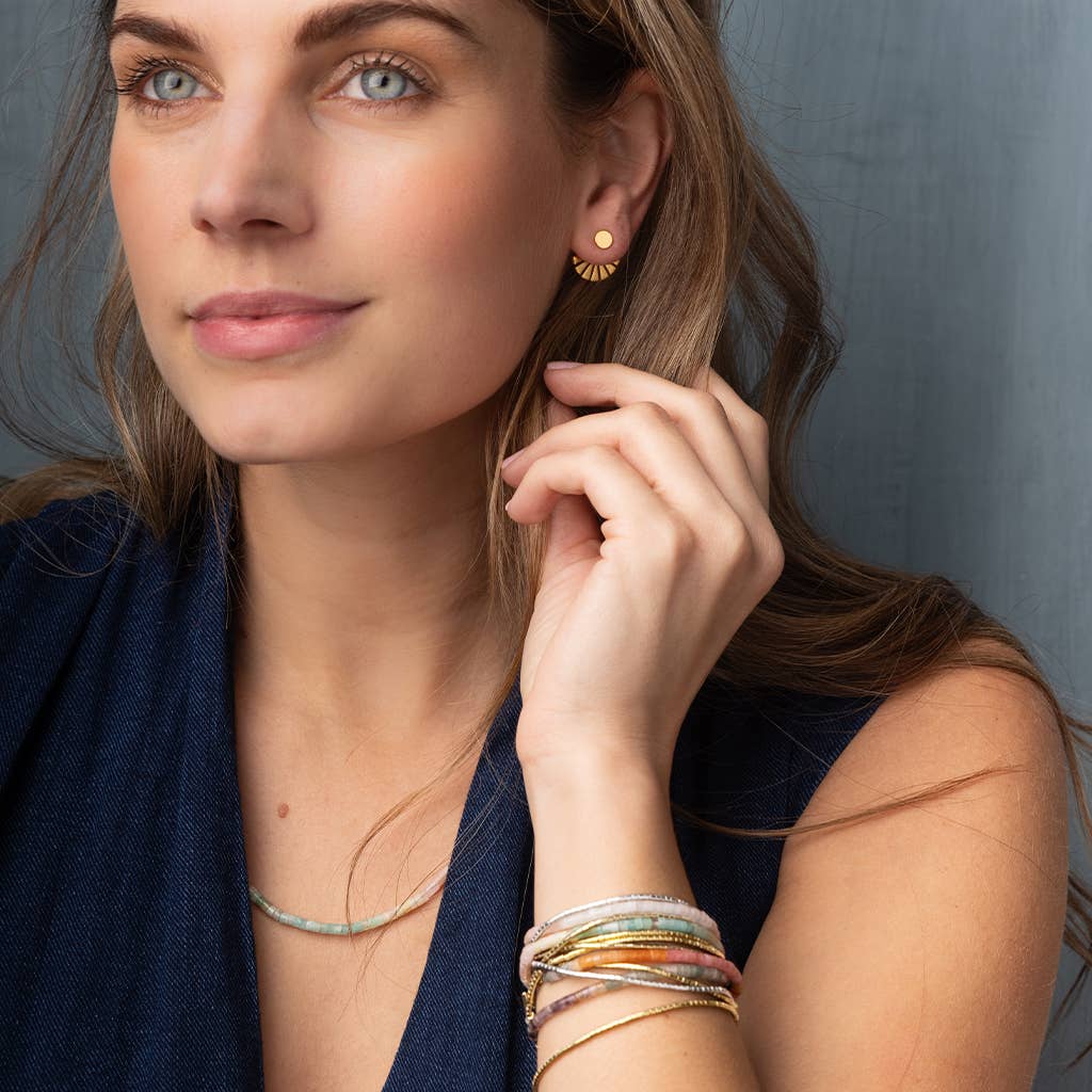 Sunburst Ear Jacket/Gold Vermeil - vibeboxshop