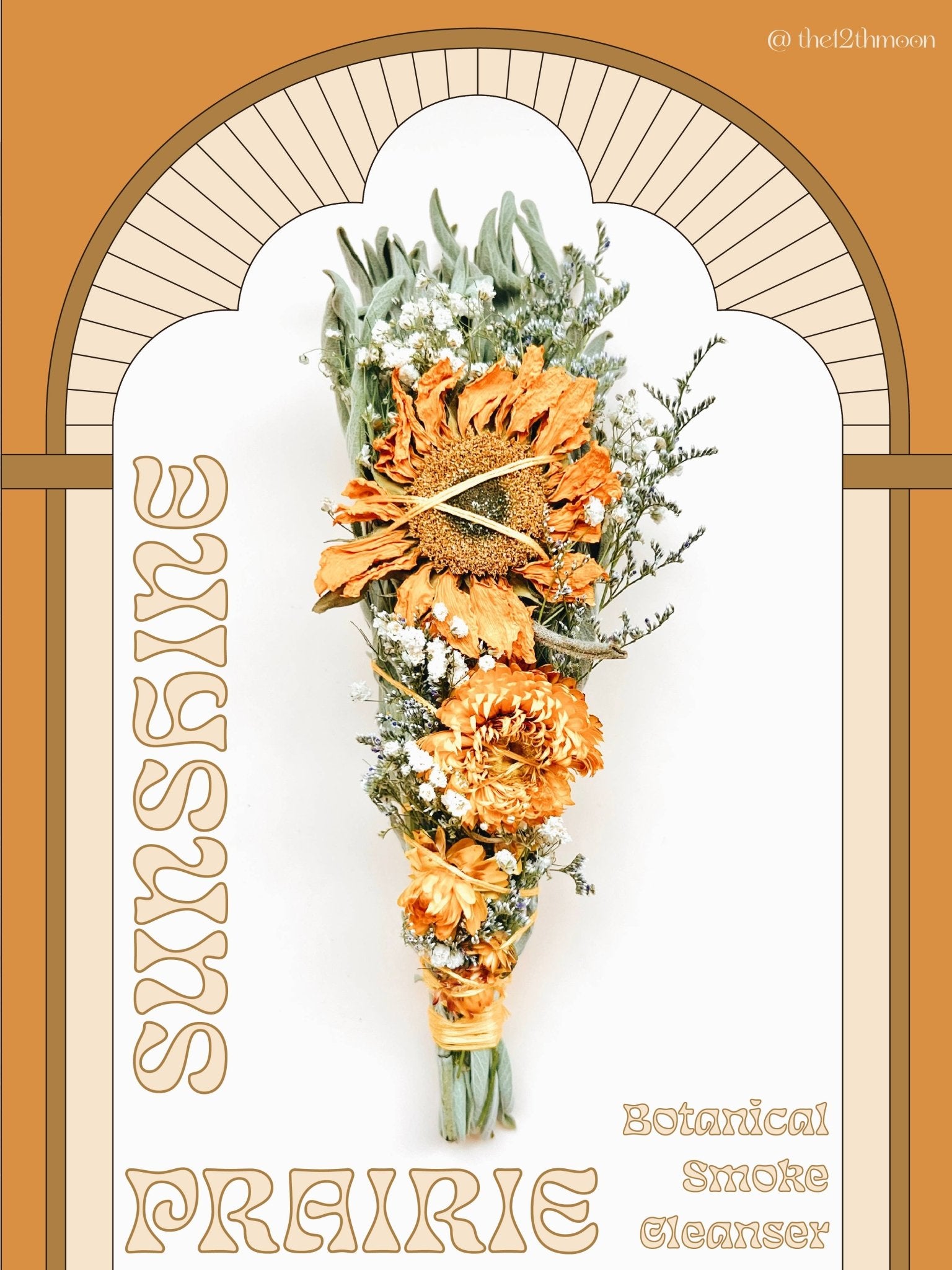 Sunshine Floral Sage Smudge - vibeboxshop