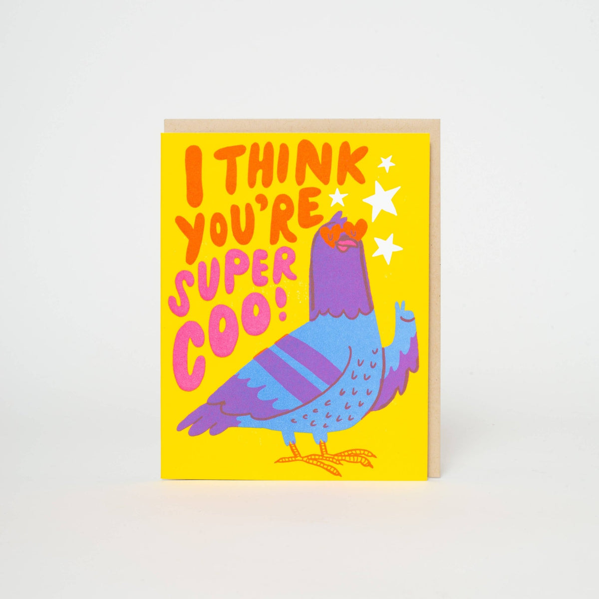 Super Coo Pigeon Card - vibeboxshop