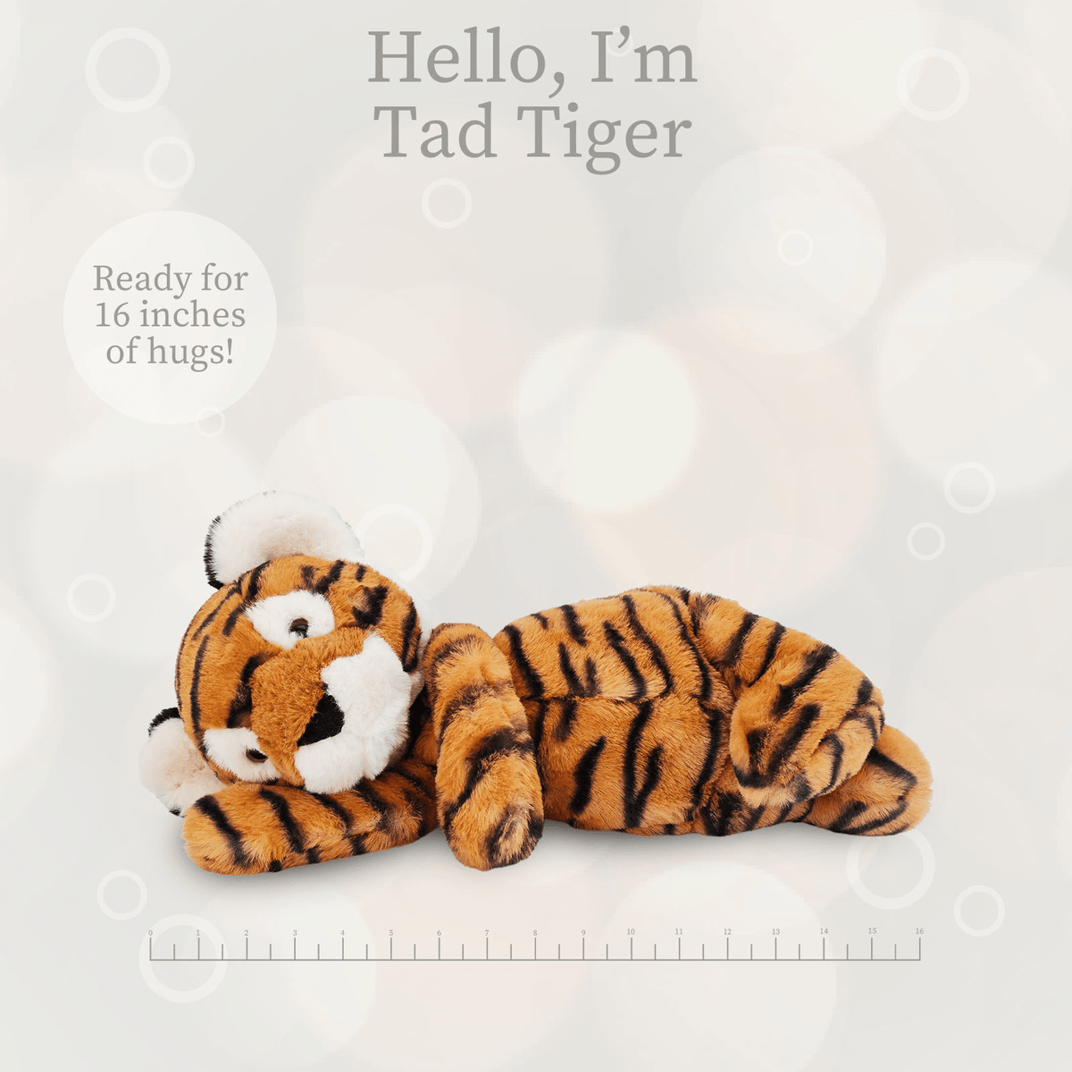 Tad Tiger Plush Toy - vibeboxshop