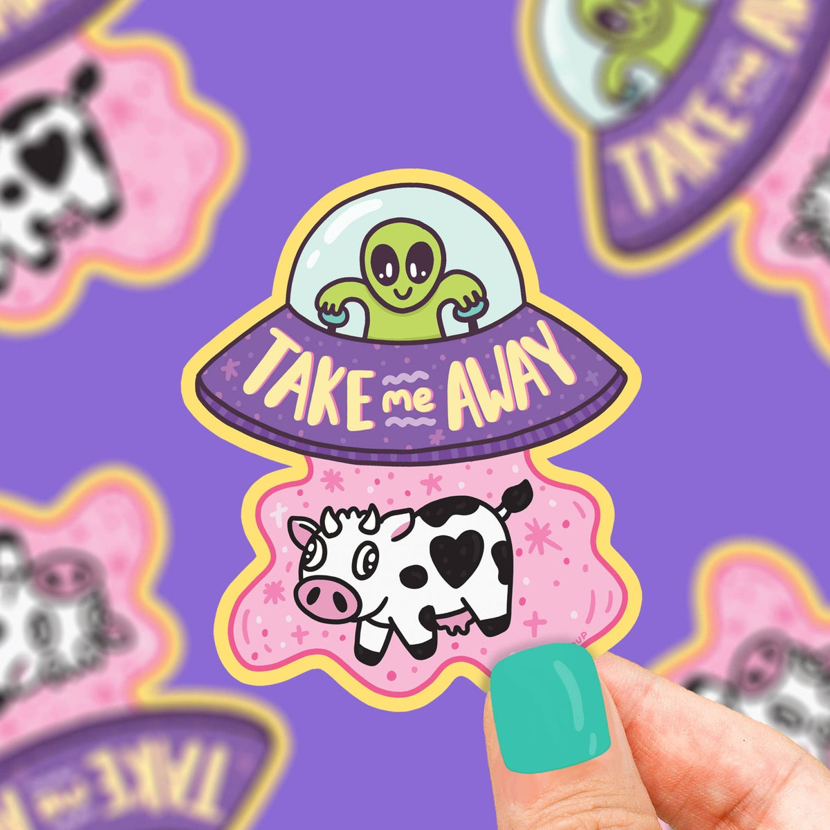 Take Me Away Sticker - vibeboxshop