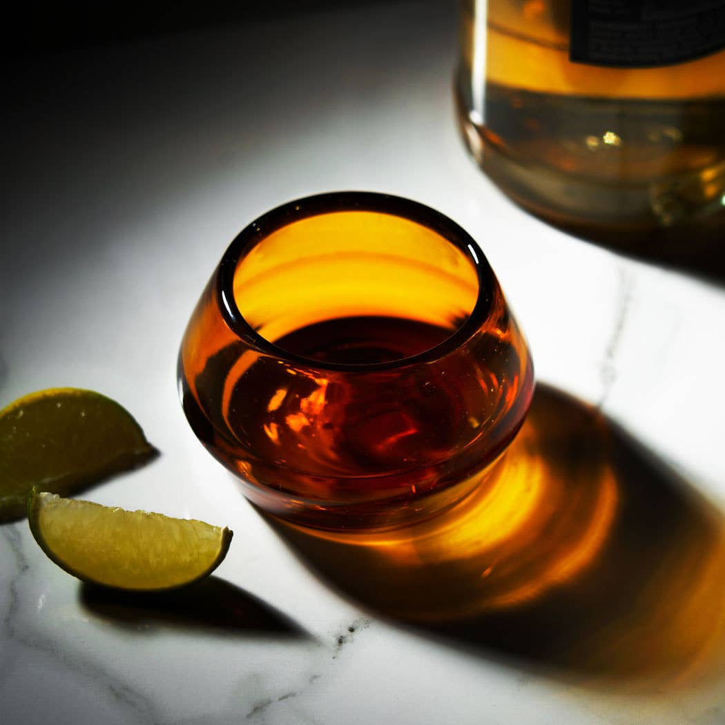 Tequila Copita Glass - Amber - vibeboxshop