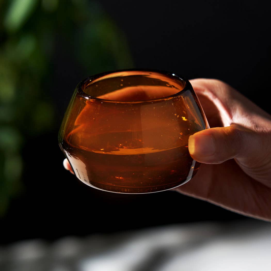 Tequila Copita Glass - Amber - vibeboxshop