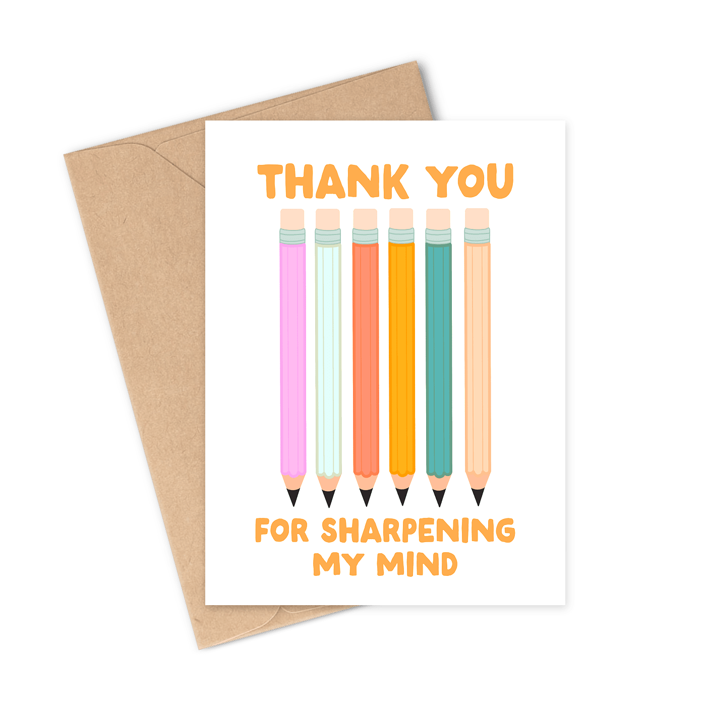 Thank You For Sharpening My Mind Card - vibeboxshop