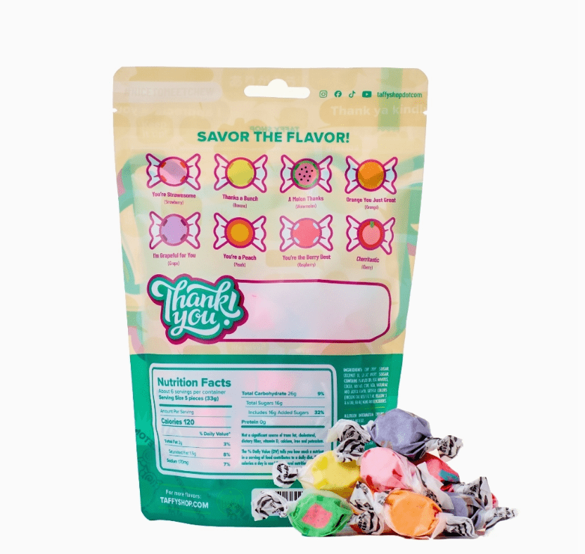 Thank You Taffy Bag - vibeboxshop