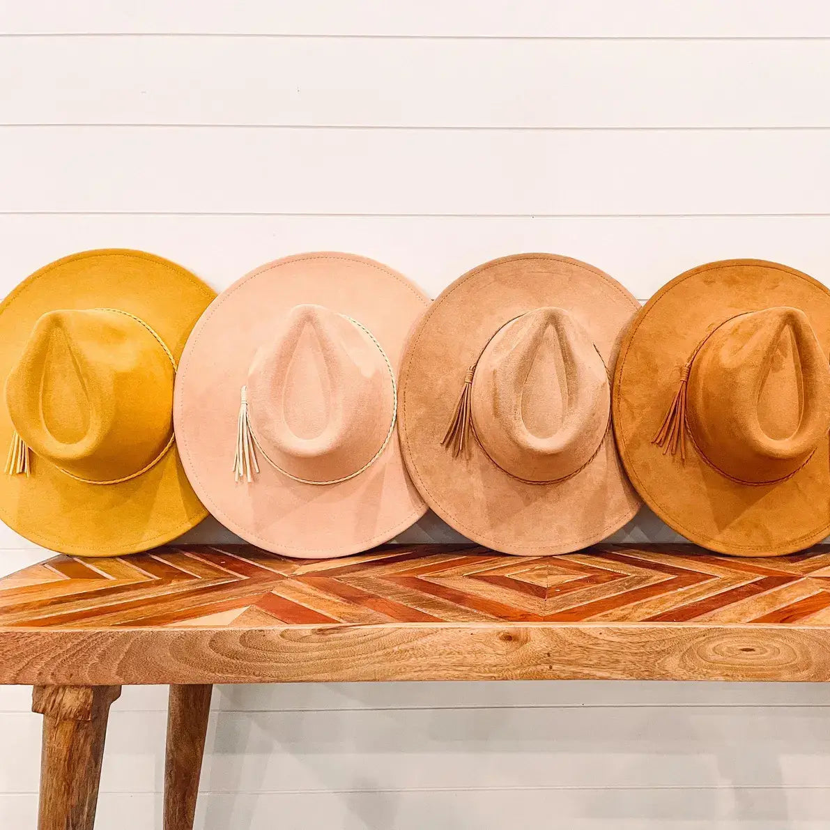 Vegan Suede Cowboy Hat - vibeboxshop