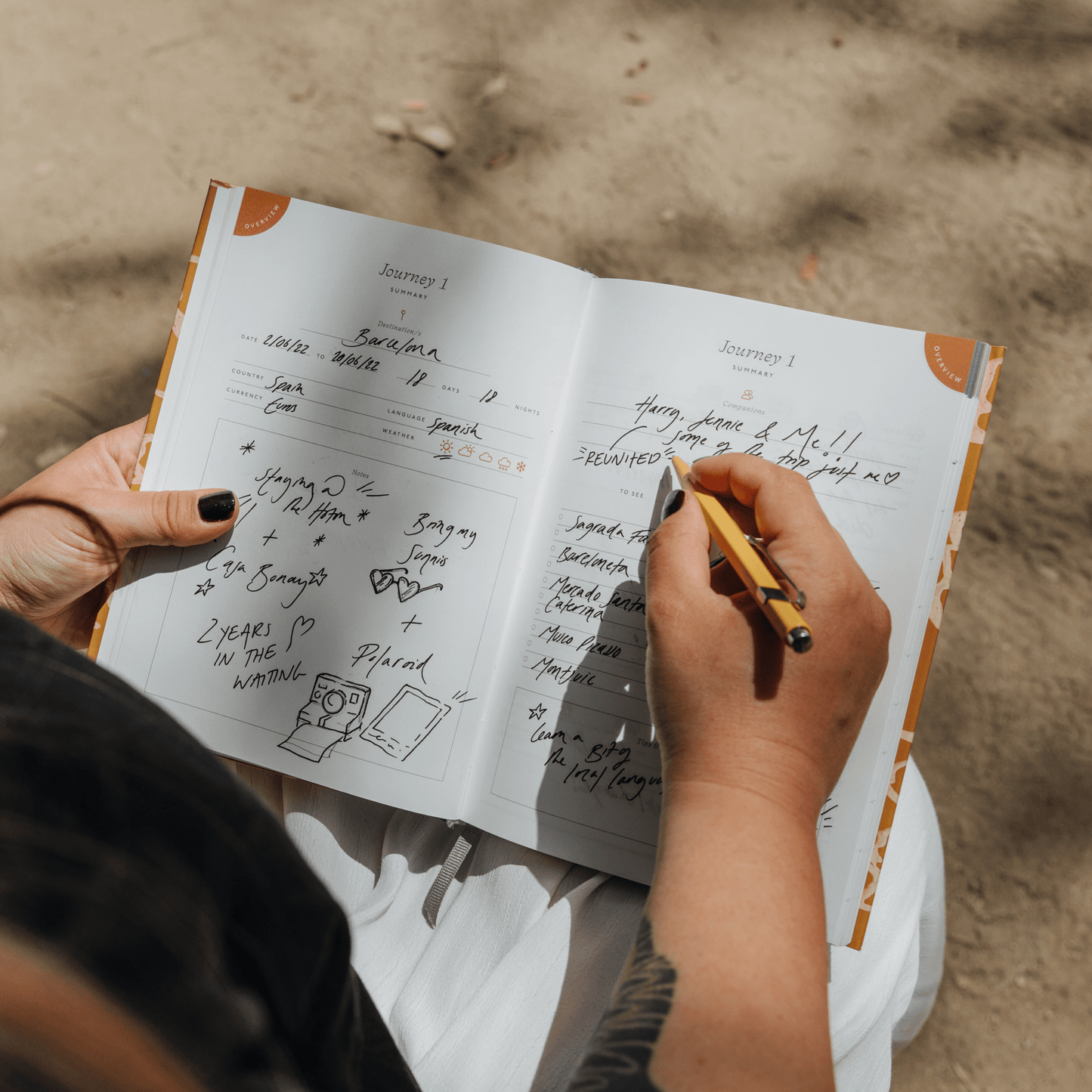 Voyage | Guided Travel Journal - vibeboxshop