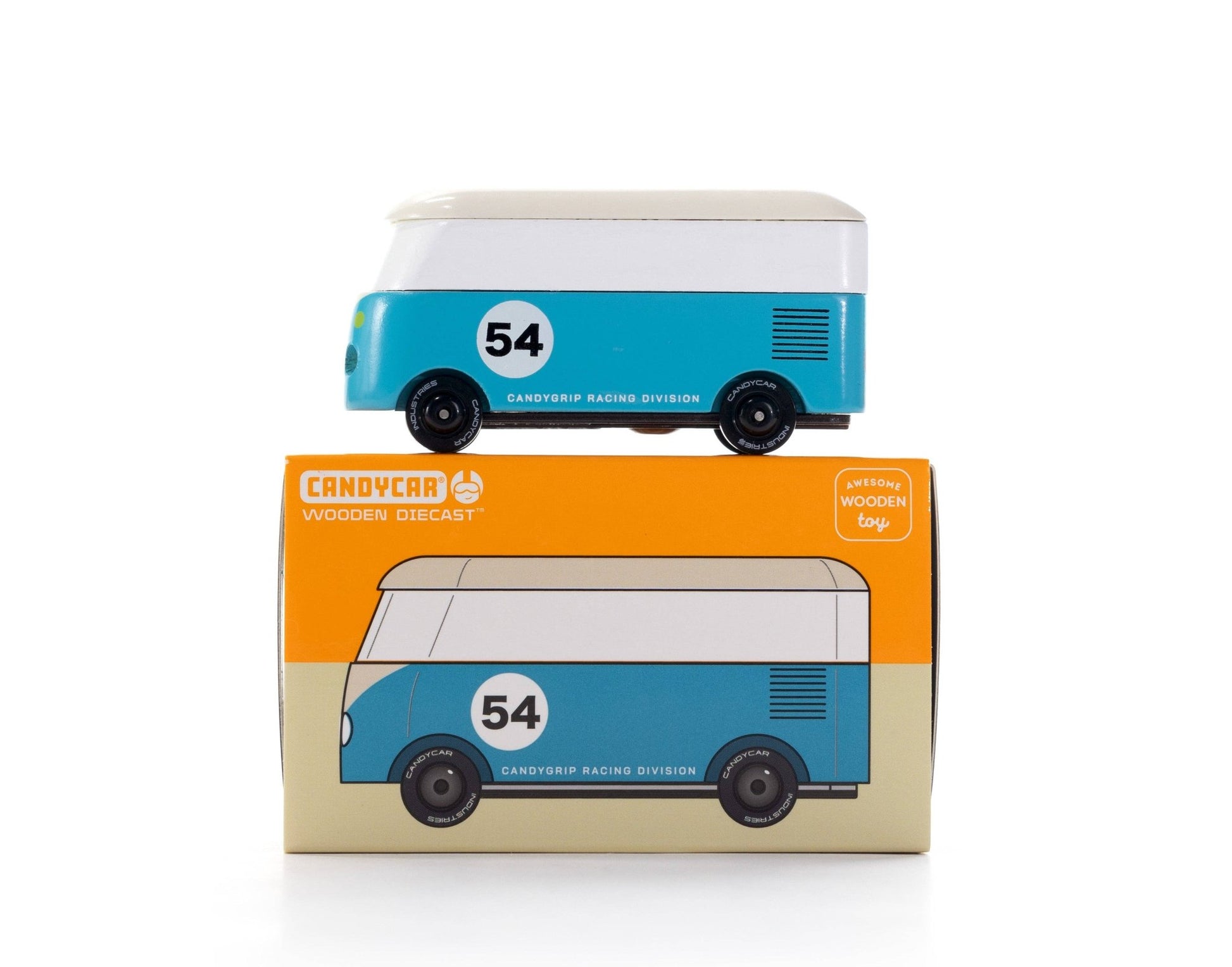 VW T1 Smoky Blue Toy Car - vibeboxshop