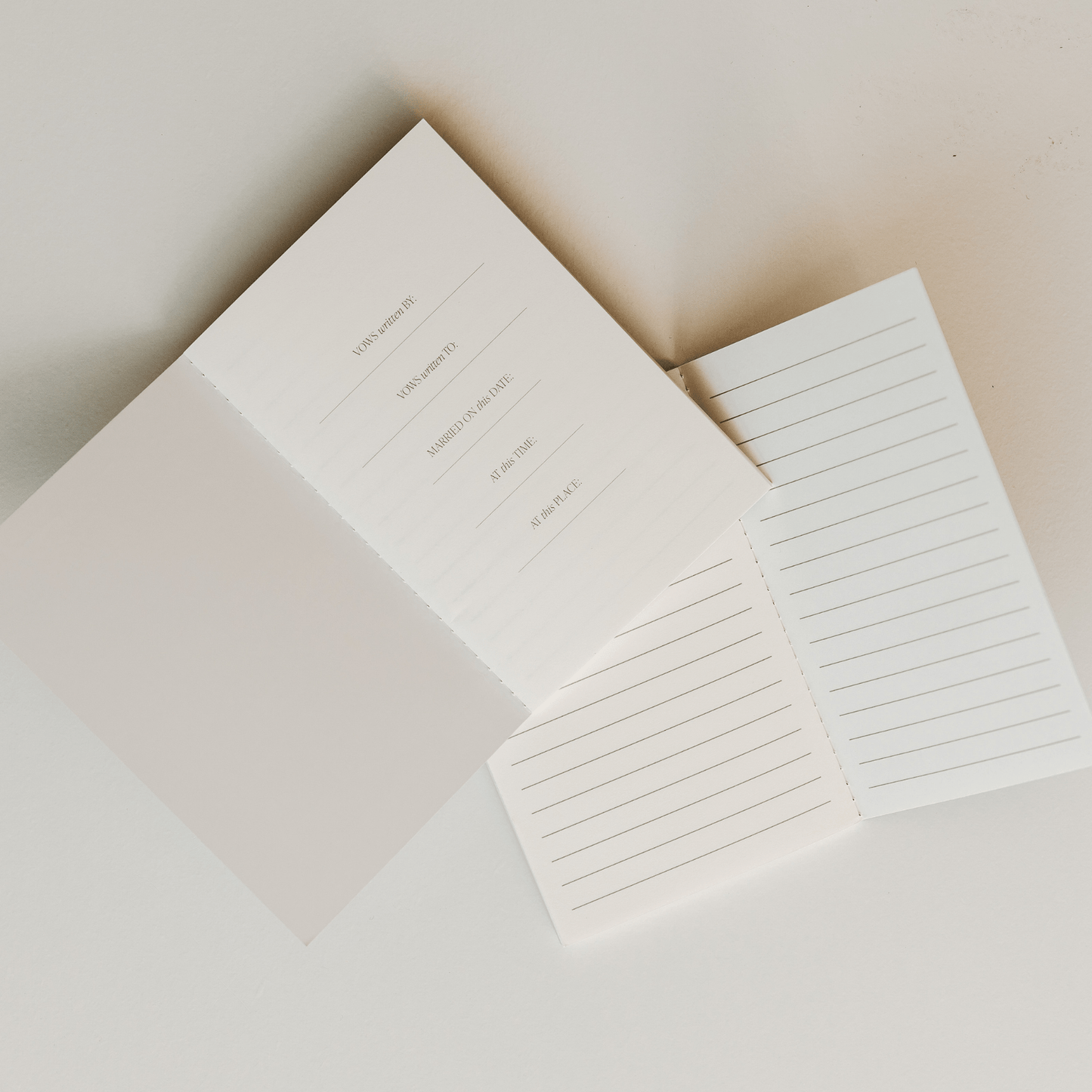 Wedding Vows Booklet Set - vibeboxshop