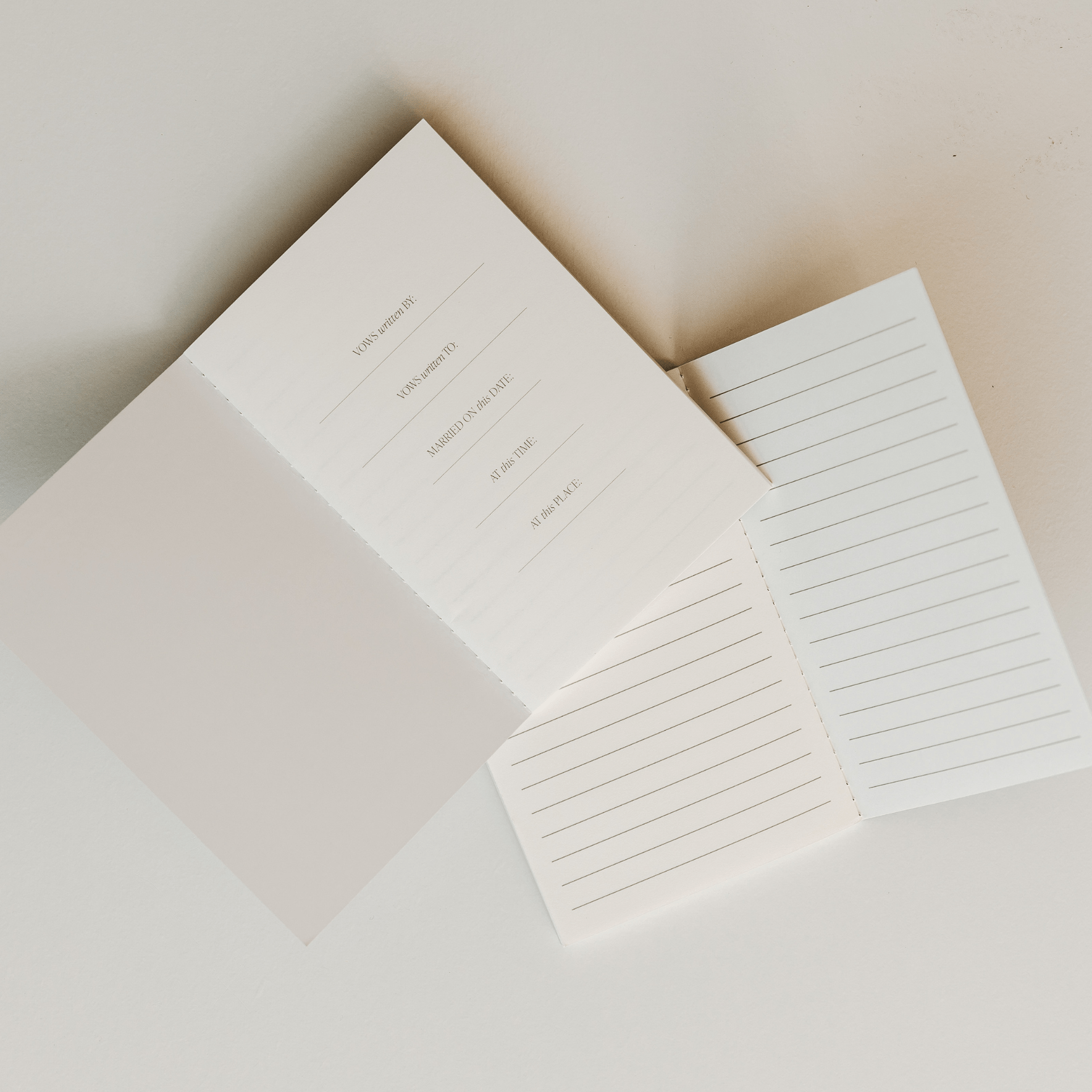 Wedding Vows Booklet Set - vibeboxshop
