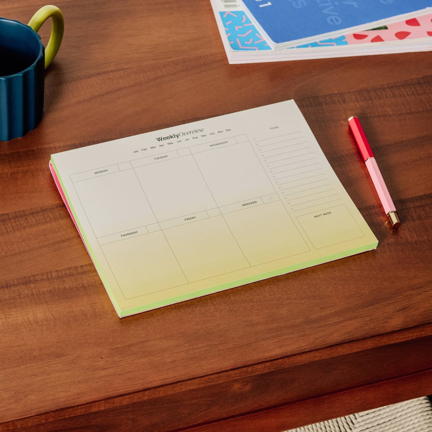 Weekly Desk Planner - vibeboxshop