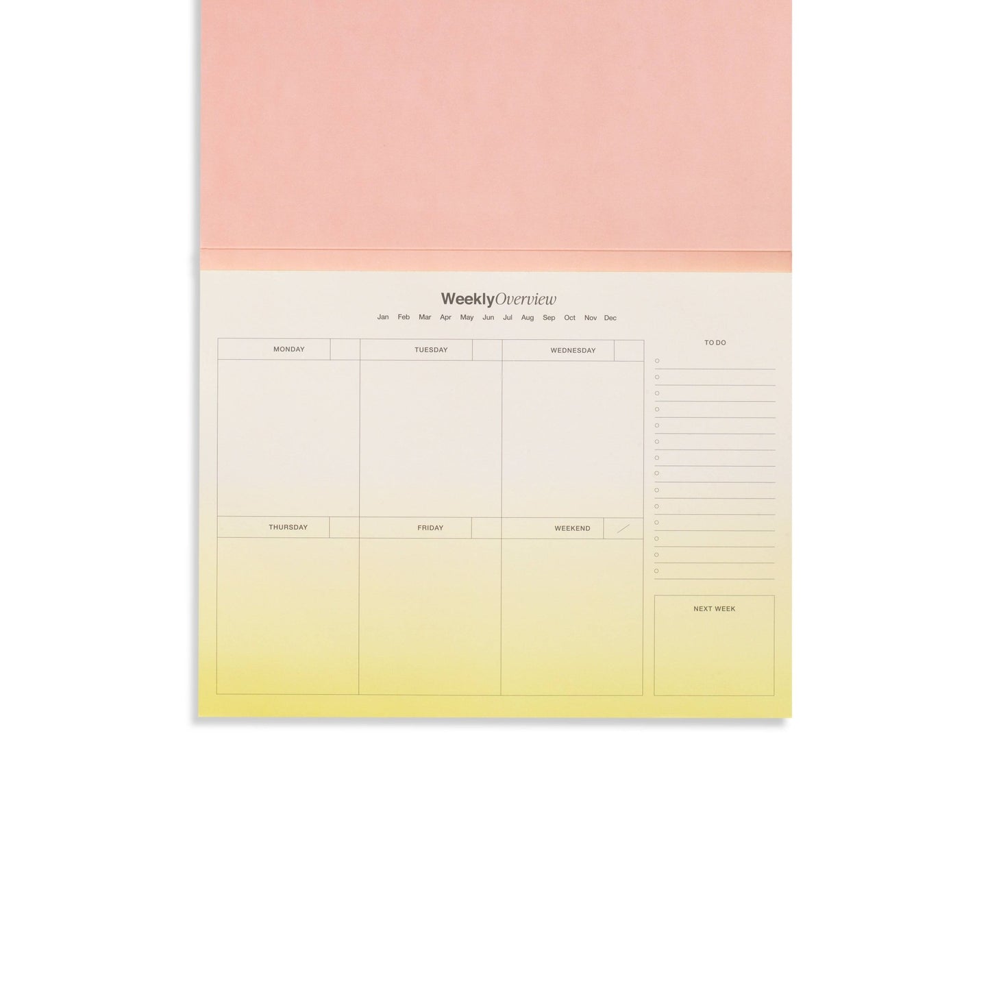 Weekly Desk Planner - vibeboxshop