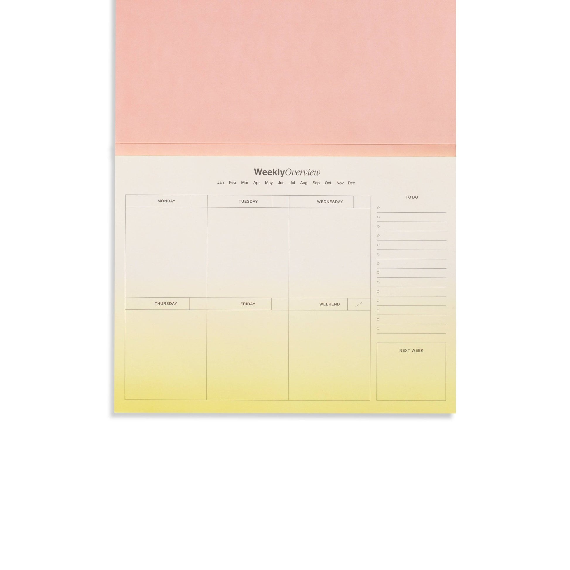 Weekly Desk Planner - vibeboxshop
