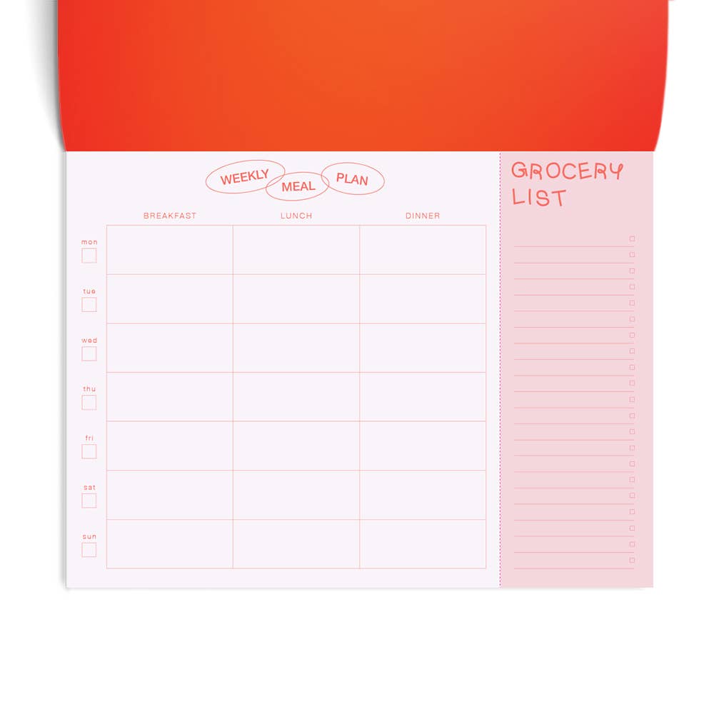 Weekly Meal Planner & Grocery List - vibeboxshop