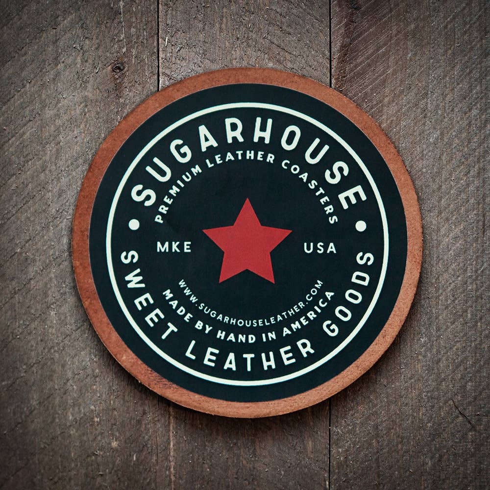 West Coaster | Leather Coaster - vibeboxshop