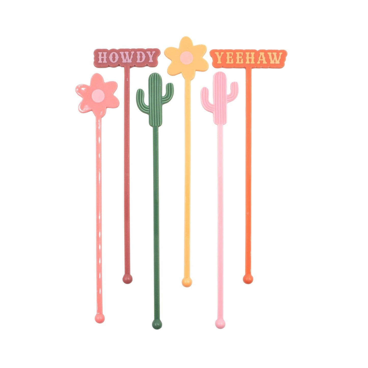 Western Drink Stirrers - 6 Pack - vibeboxshop