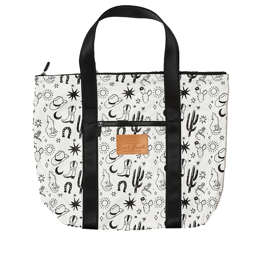 Western Water Resistant Shoulder Tote - vibeboxshop