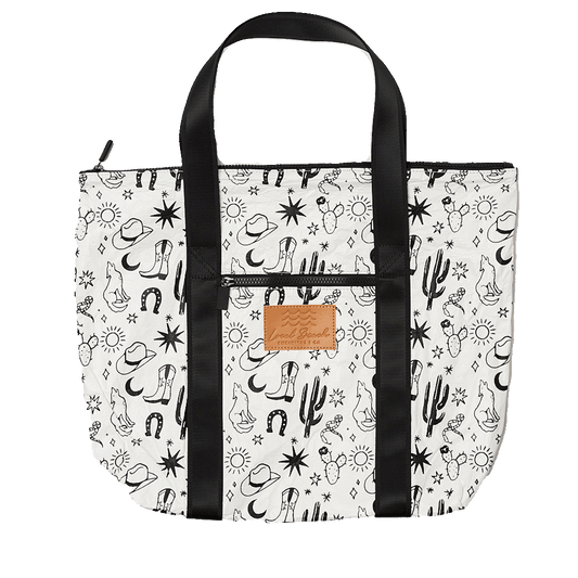 Western Water Resistant Shoulder Tote - vibeboxshop