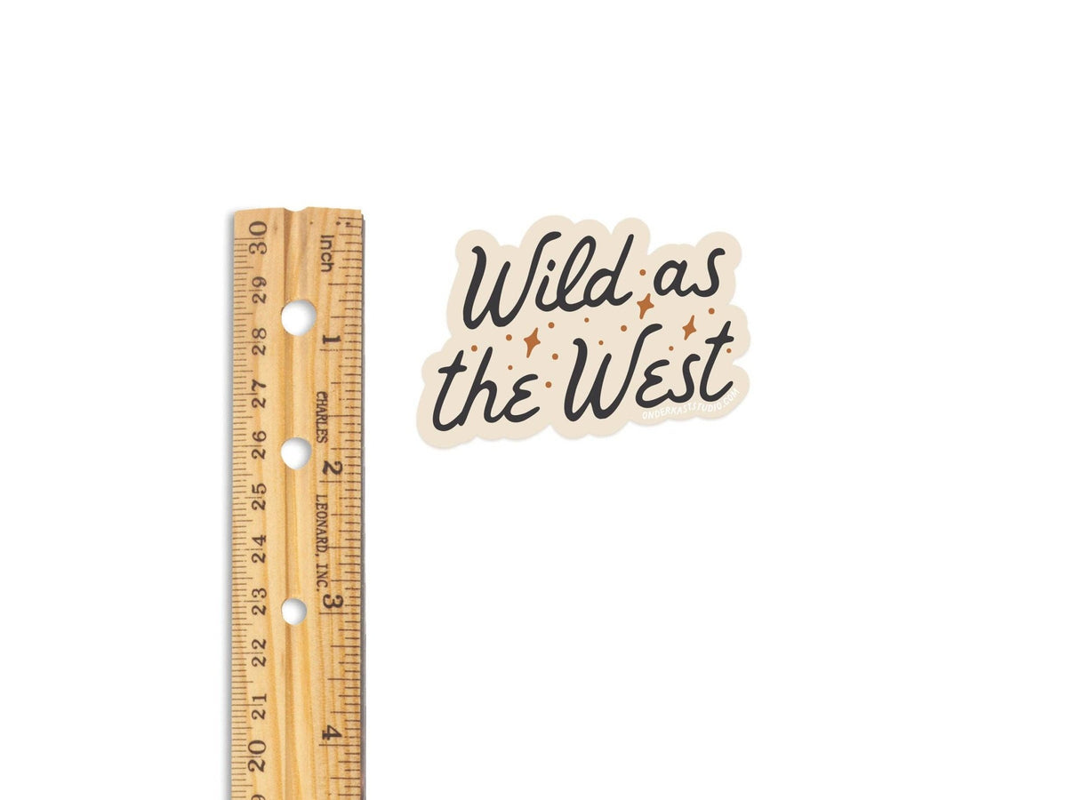 Wild As The West Sticker - vibeboxshop