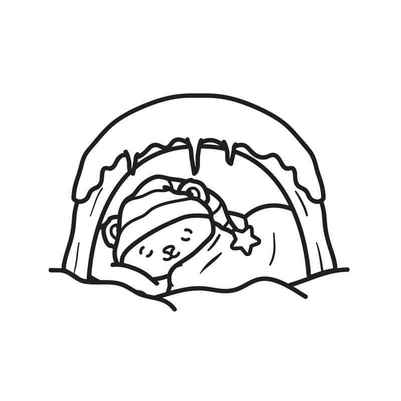 Winter Wonder Mini Coloring Book - vibeboxshop