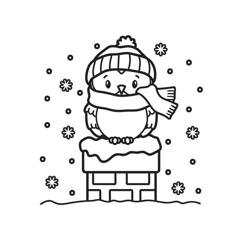Winter Wonder Mini Coloring Book - vibeboxshop