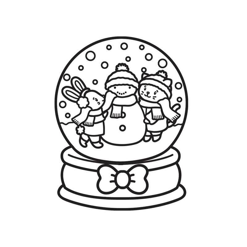 Winter Wonder Mini Coloring Book - vibeboxshop
