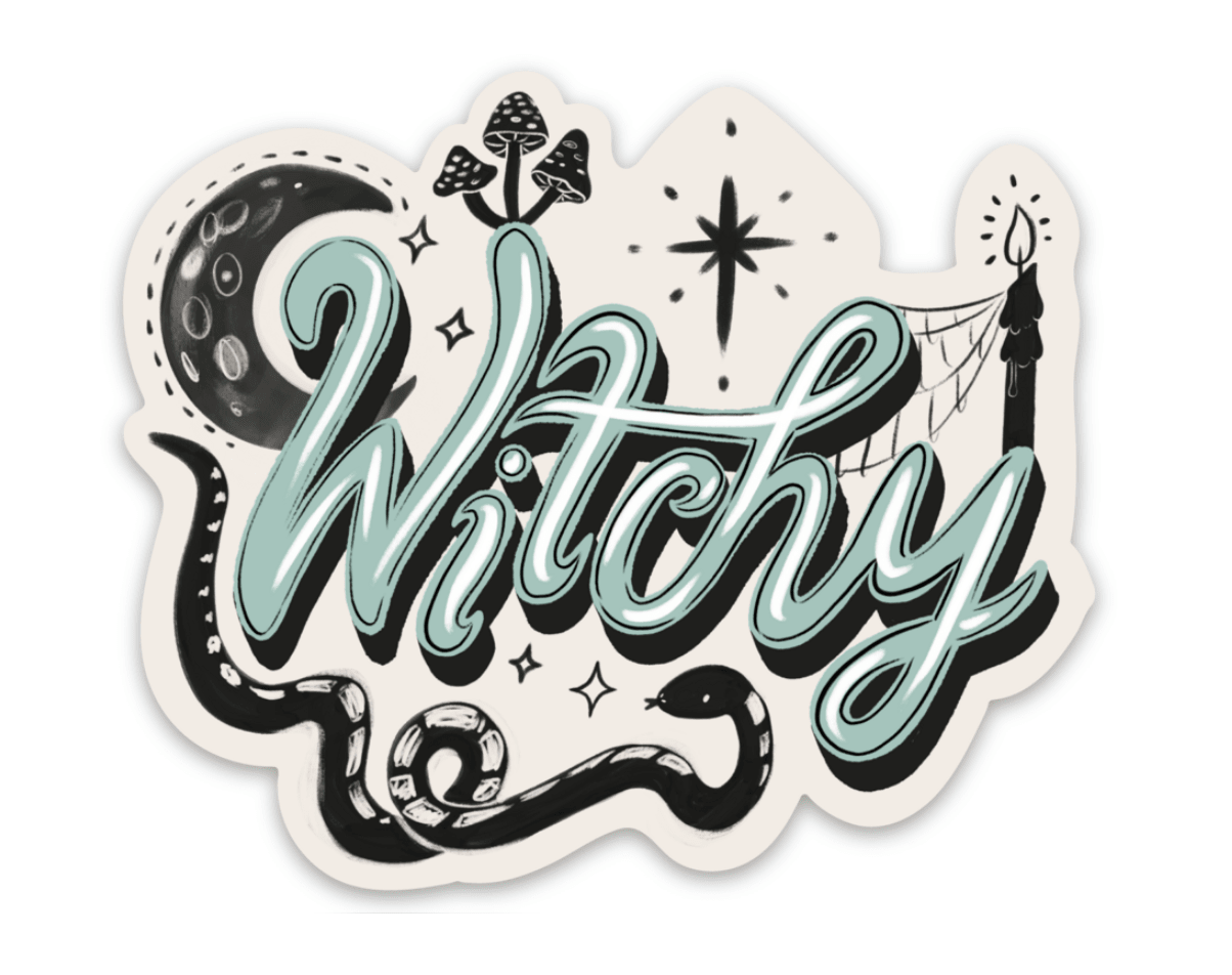 Witchy Vinyl Sticker - vibeboxshop