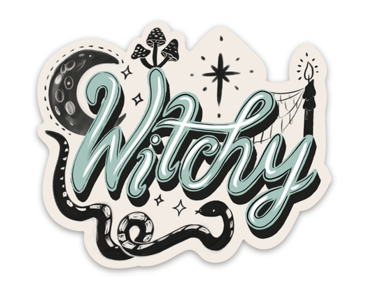 Witchy Vinyl Sticker - vibeboxshop