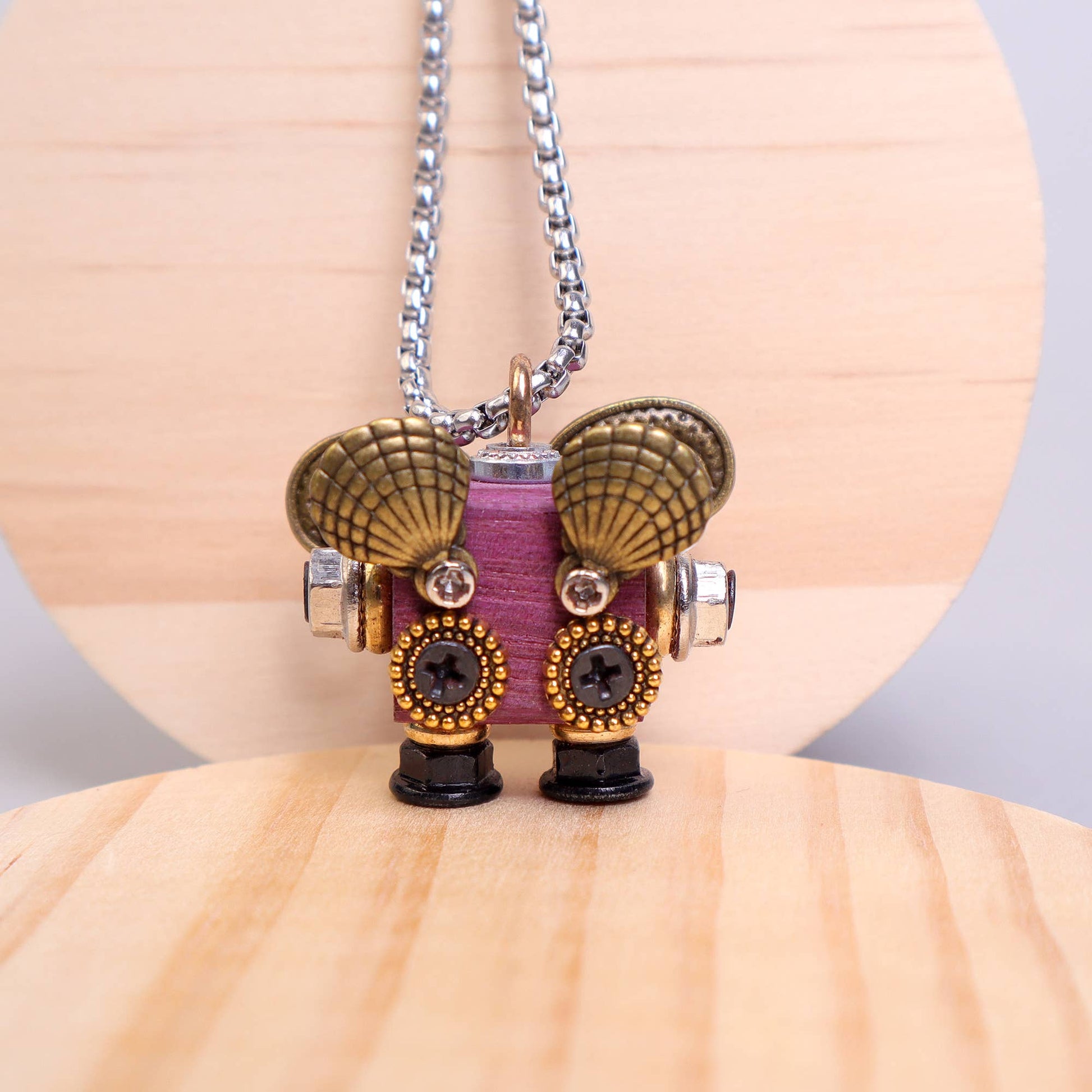 Wooden Bot Tonk | Necklace, Keychain, Mini Decor - vibeboxshop
