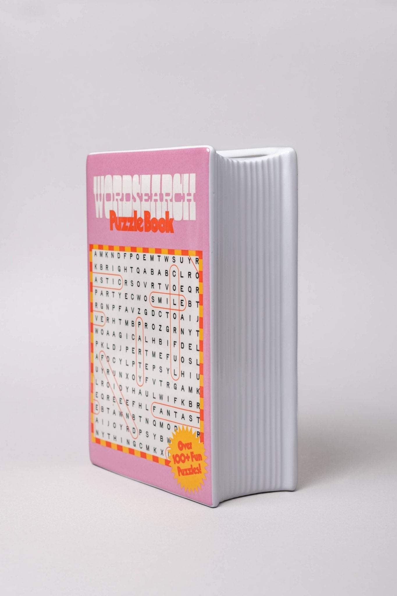 Word Search Book Vase - vibeboxshop
