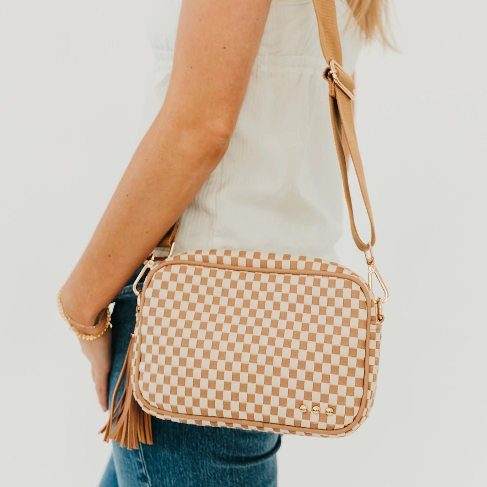 Woven Willow Camera Crossbody Bag - vibeboxshop