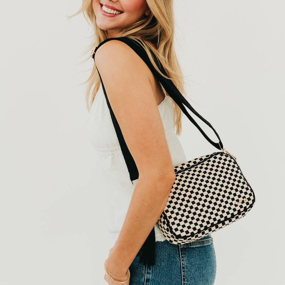 Woven Willow Camera Crossbody Bag - vibeboxshop