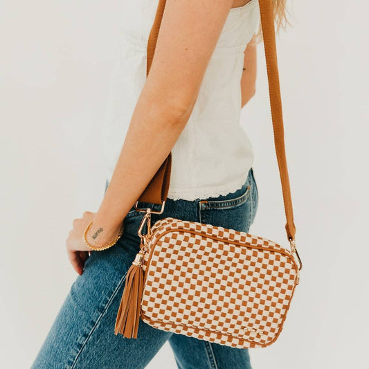 Woven Willow Camera Crossbody Bag - vibeboxshop